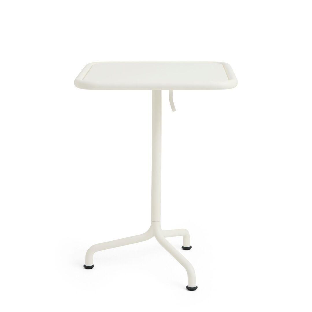 HAY Living Quadratischer Gartentisch Deville von Hay Cream White