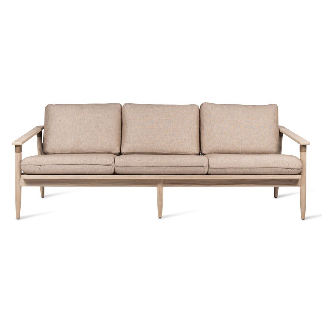 Vincent Sheppard Vincent Sheppard David Lounge Sofa 3S Gealtertes Teakholz