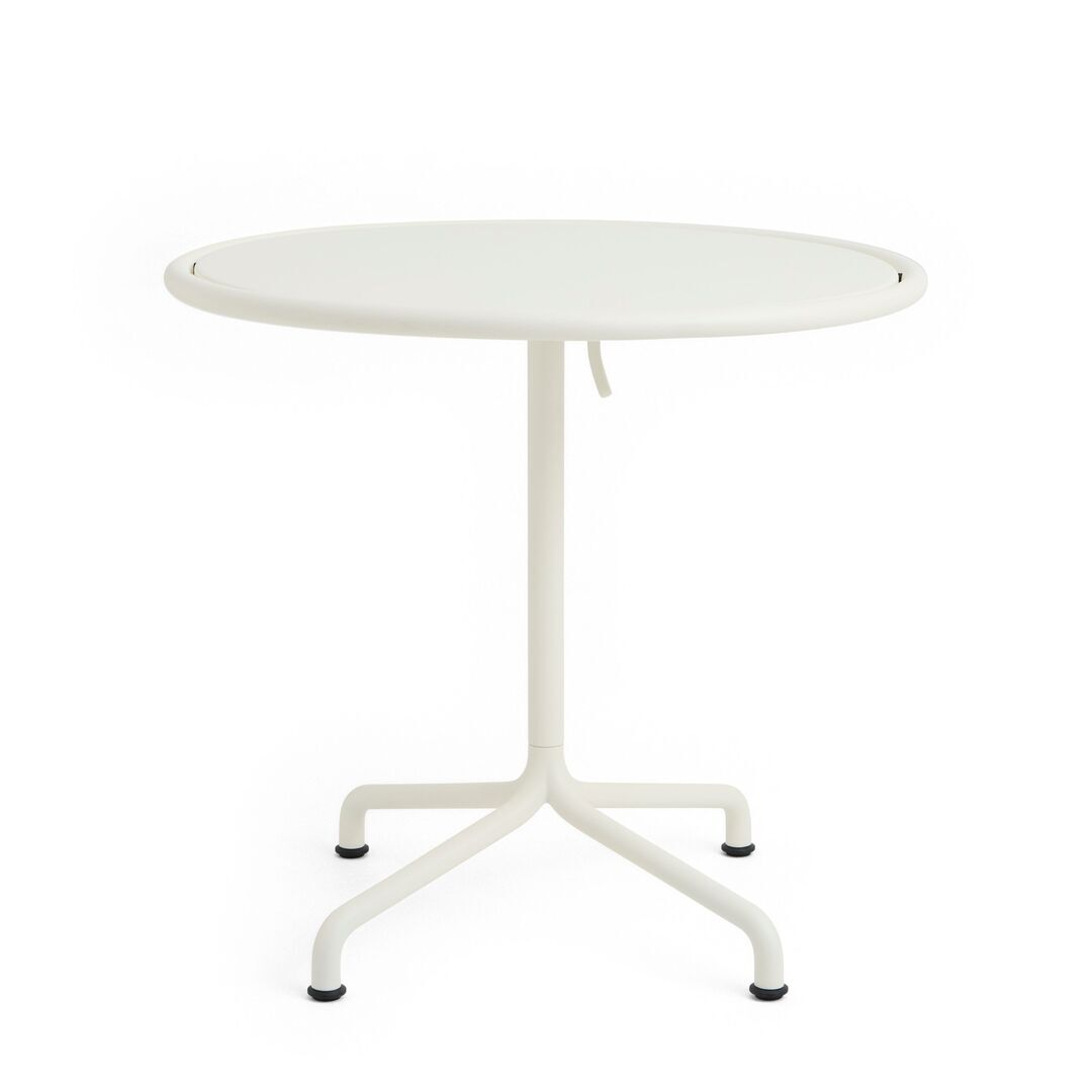 HAY Living Runder Gartentisch Deville von Hay Cream White, Ø: 80 cm