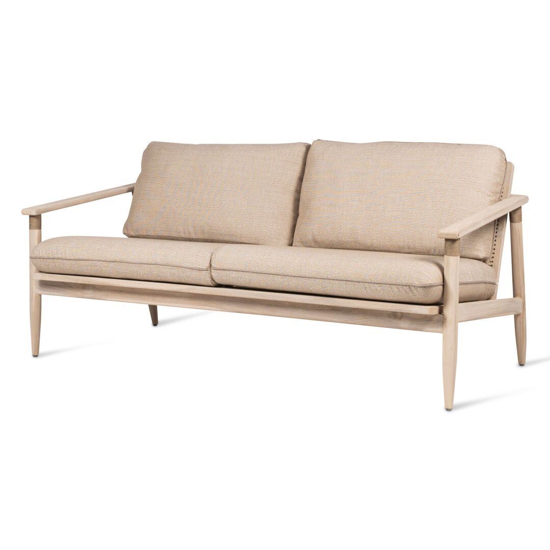 Vincent Sheppard Vincent Sheppard David Lounge Sofa 2S Gealtertes Teakholz