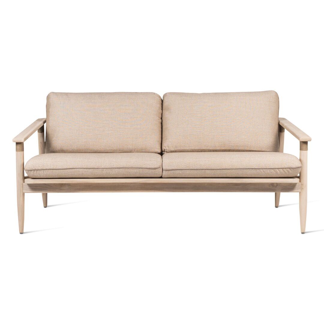 Vincent Sheppard Vincent Sheppard David Lounge Sofa 2S Gealtertes Teakholz