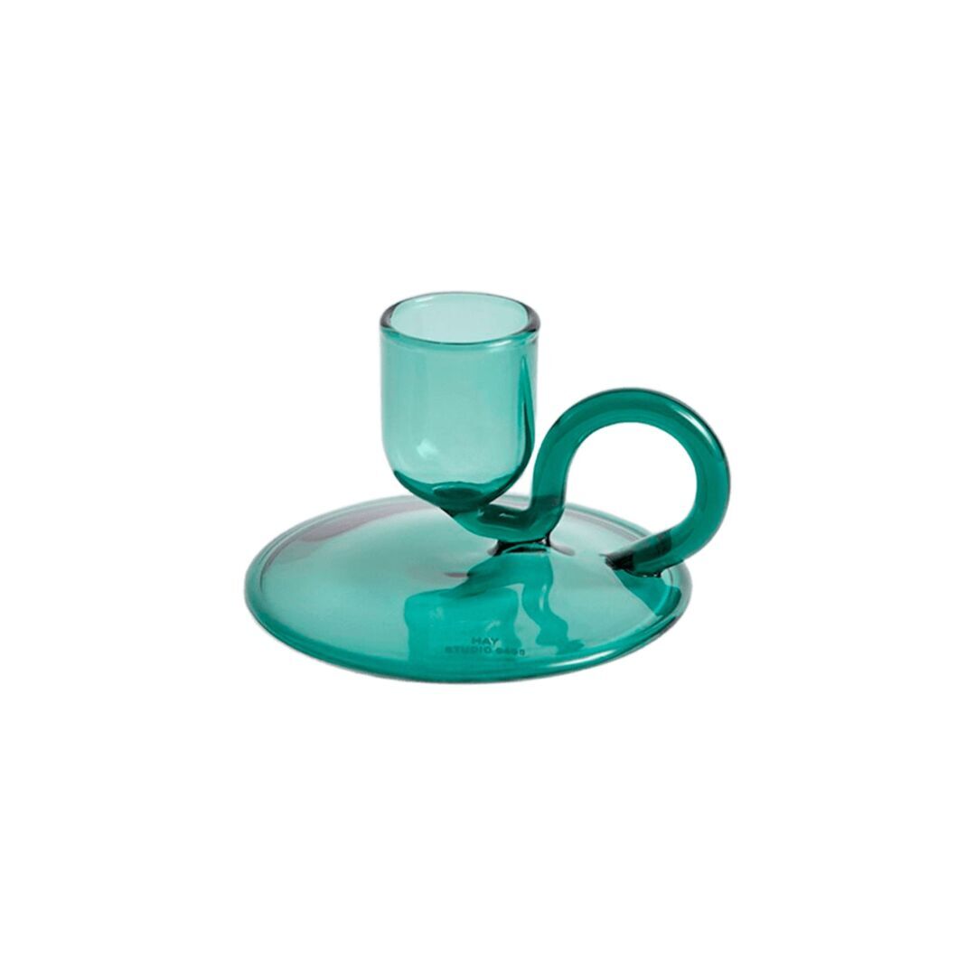 HAY Accessoires Kerzenhalter Tiny von Hay Aqua, Curved