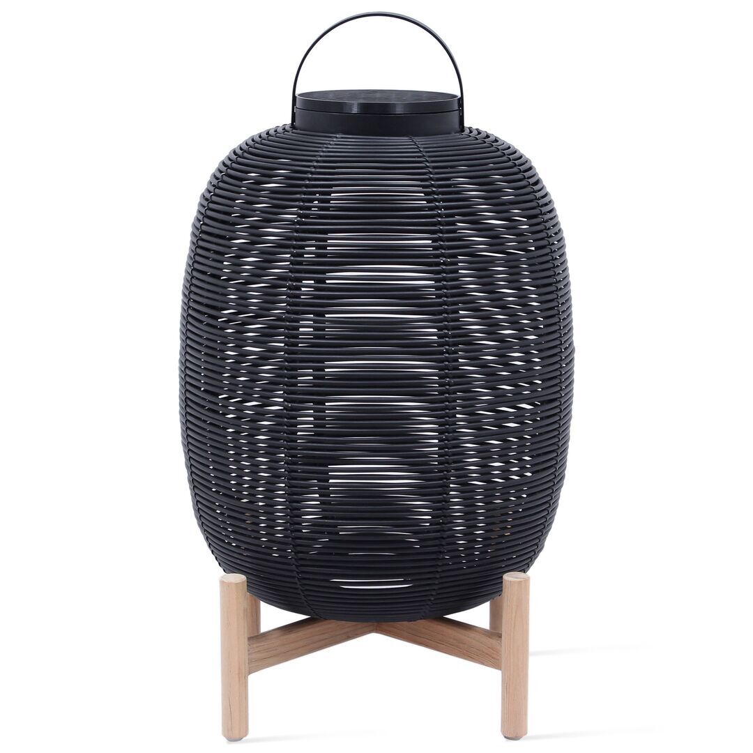 Vincent Sheppard Vincent Sheppard Tika Lantern Schwarz, Teakholz, Gross