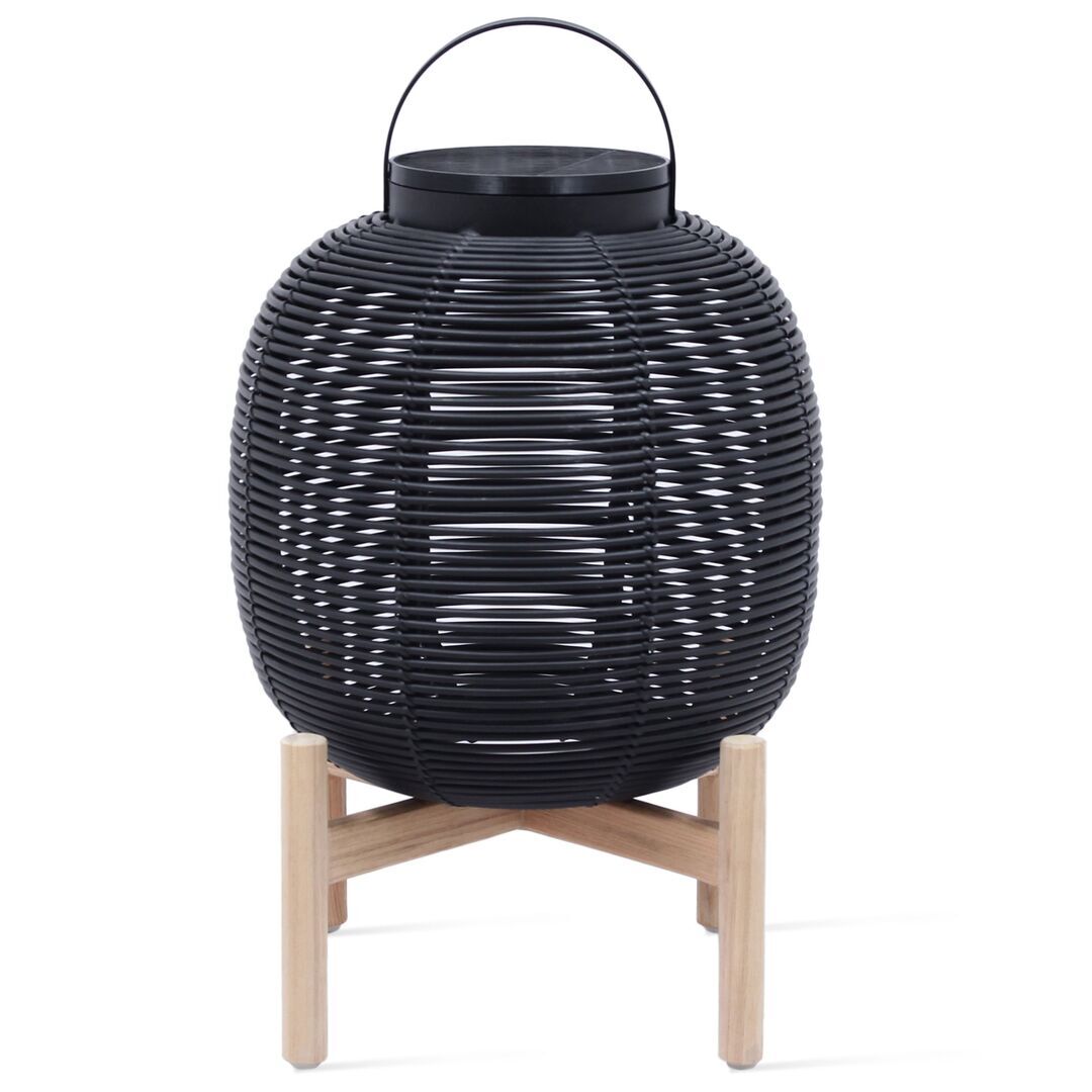 Vincent Sheppard Vincent Sheppard Tika Lantern Schwarz, Teakholz, Klein