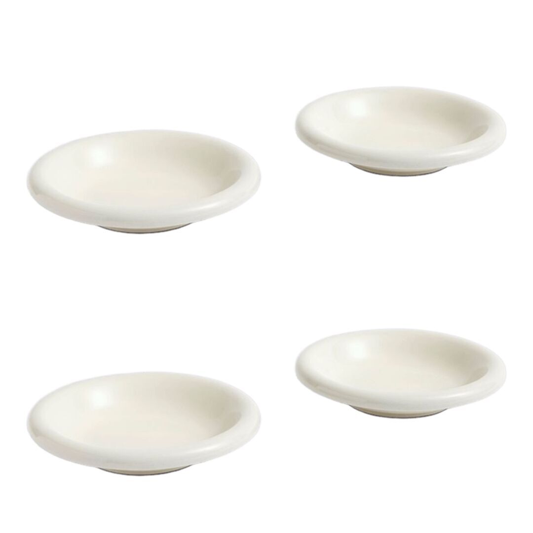 HAY Accessoires Schale Barro im 4er Set von Hay Off-White