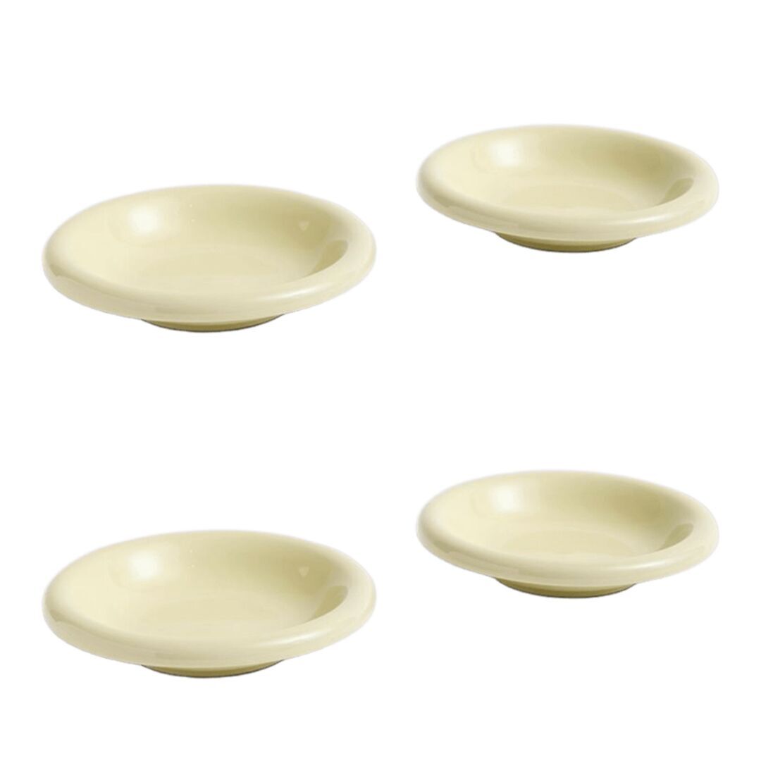 HAY Accessoires Schale Barro im 4er Set von Hay Pistachio