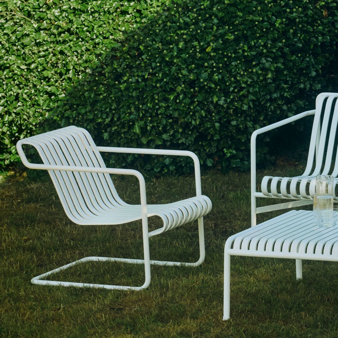 Niedriger Lounge Chair Palissade Cantilever 4er Set von Hay