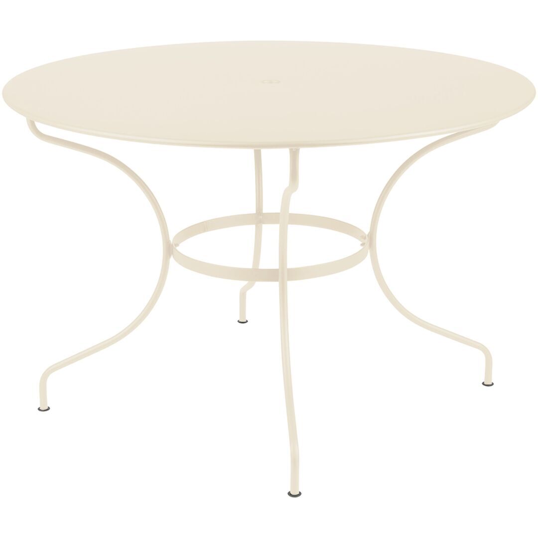 Fermob Tisch 'Opéra+' Latte-Beige E8, Ø: 117 cm