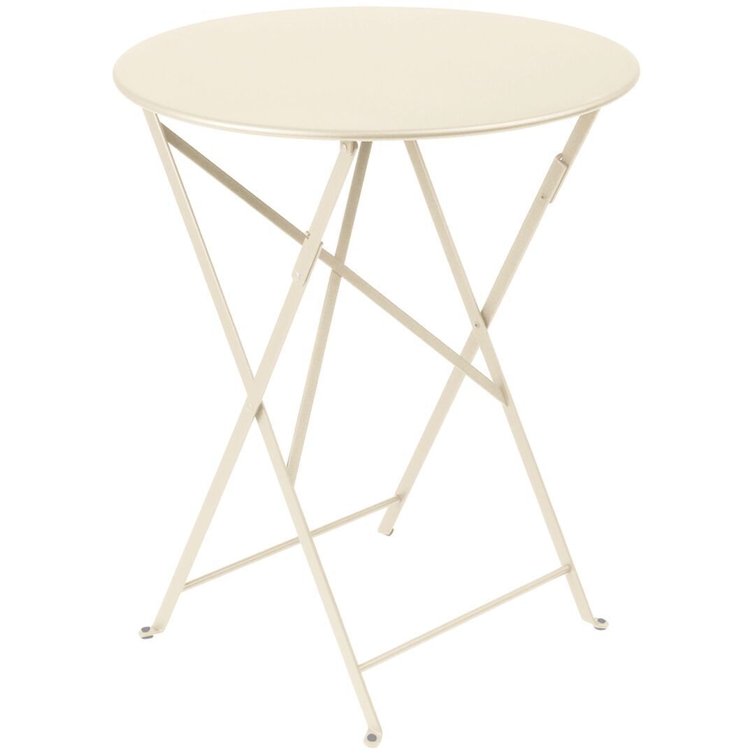 Fermob Tisch Bistro Rund Latte-Beige E8, Ø: 60 cm 