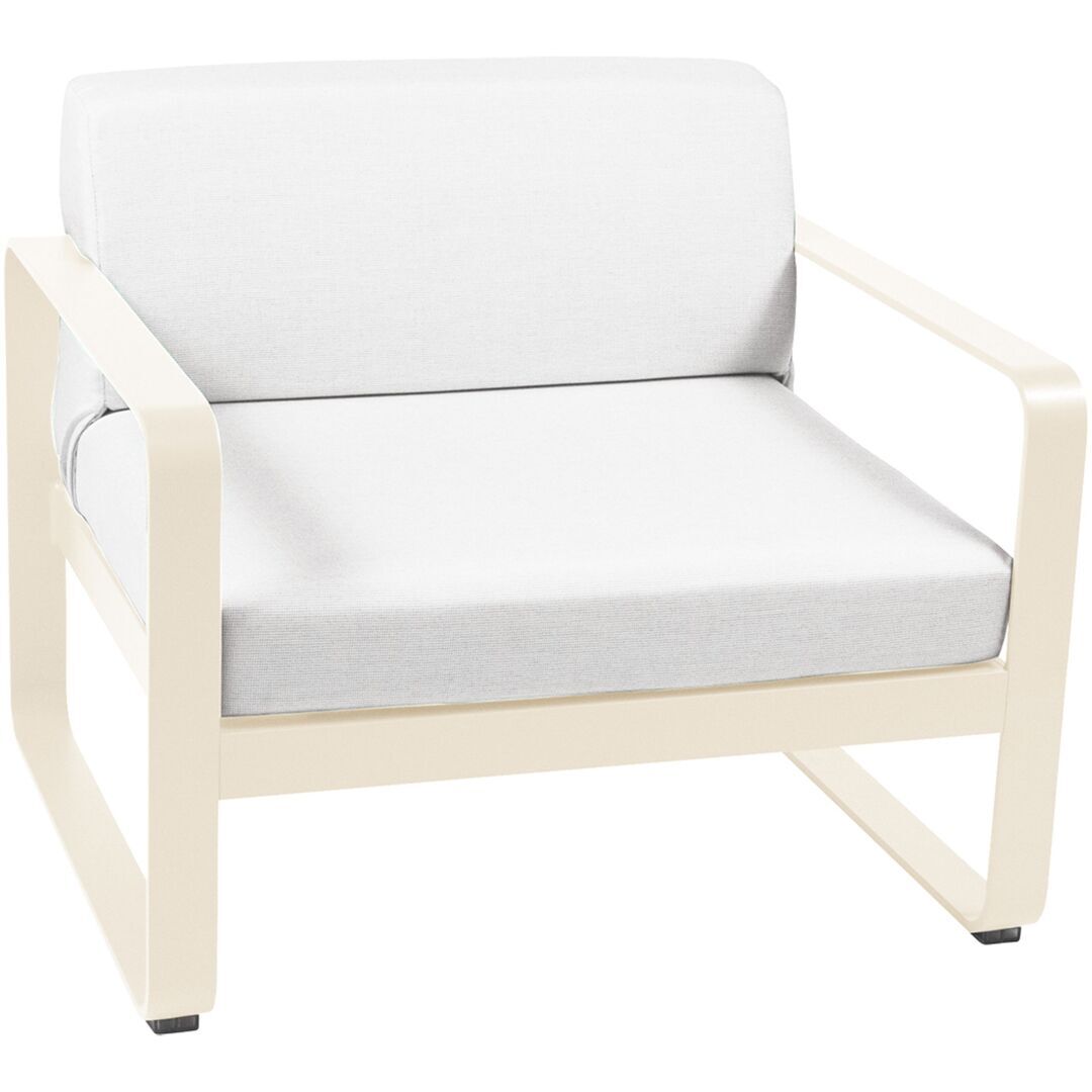Fermob Armlehnsessel 'Bellevie' Latte-Beige E8, Grauweiss 81