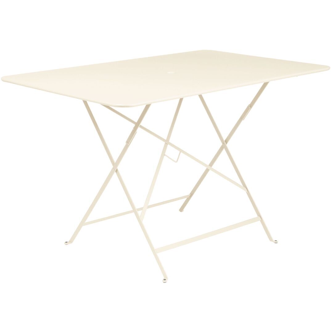 Fermob Bistro Tisch Eckig Latte-Beige E8, B: 117 cm / T: 77 cm 