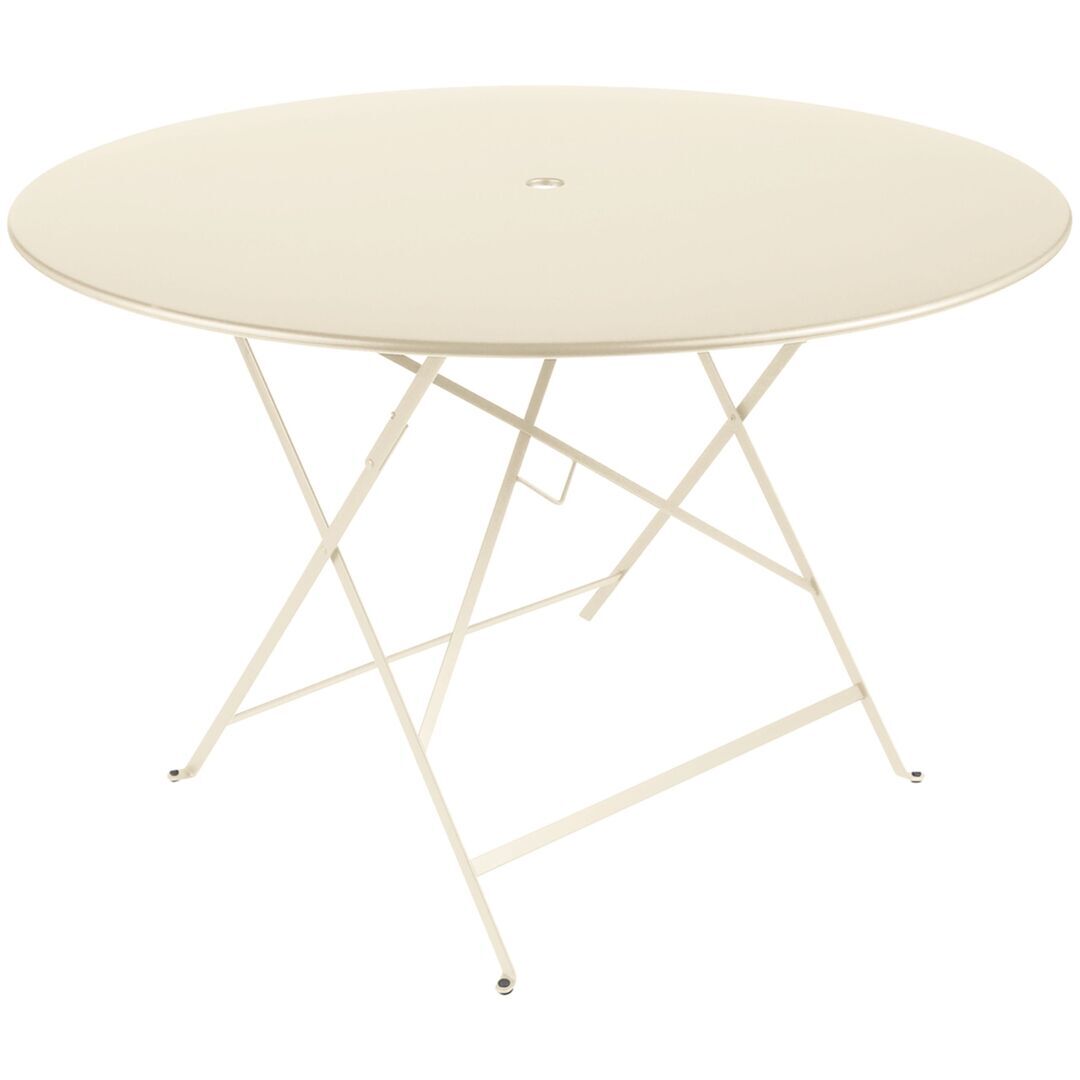Fermob Tisch Bistro Rund Latte-Beige E8, Ø: 117 cm 