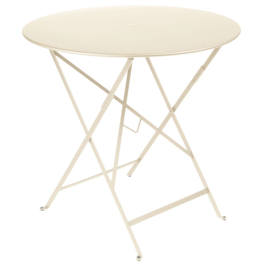Fermob Tisch Bistro Rund Latte-Beige E8, Ø: 77 cm 