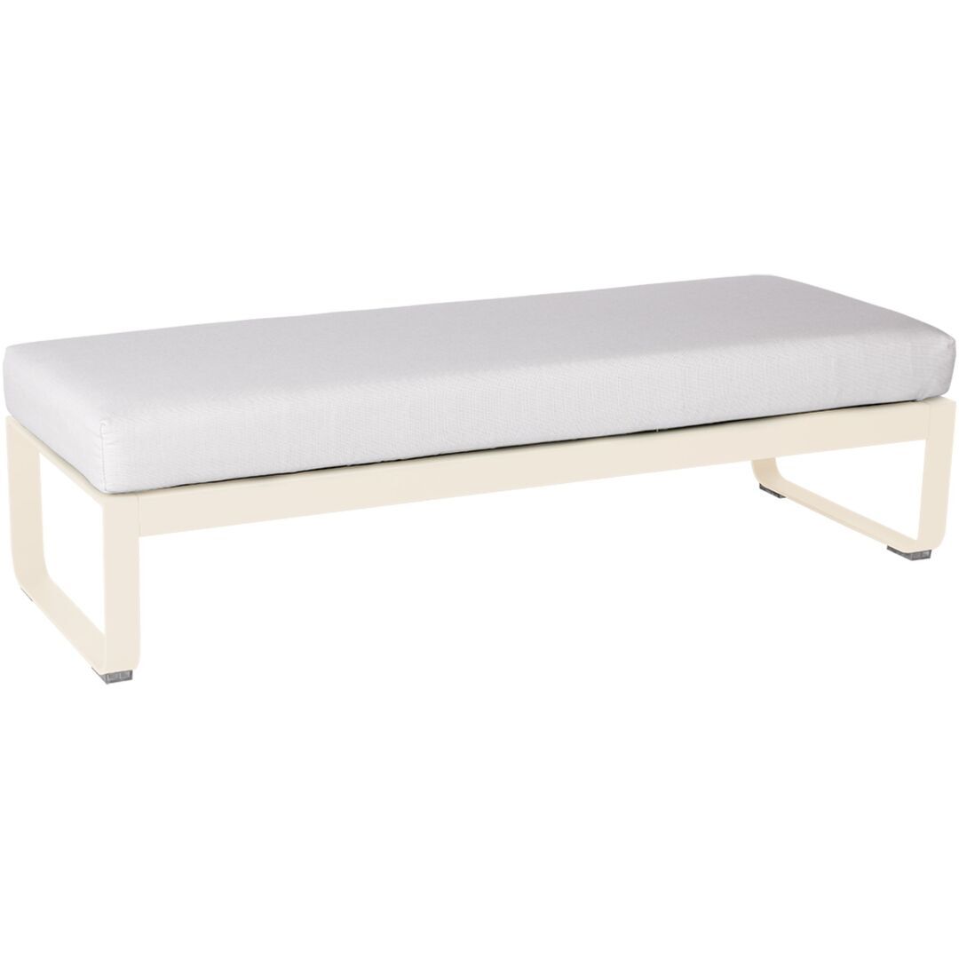 Fermob Bellevie 2-Seater-Ottoman Latte-Beige E8, Grauweiss 81