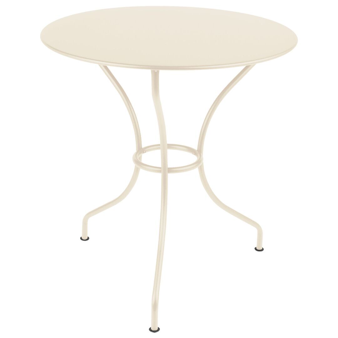 Fermob Tisch 'Opéra+' Latte-Beige E8, Ø: 67 cm