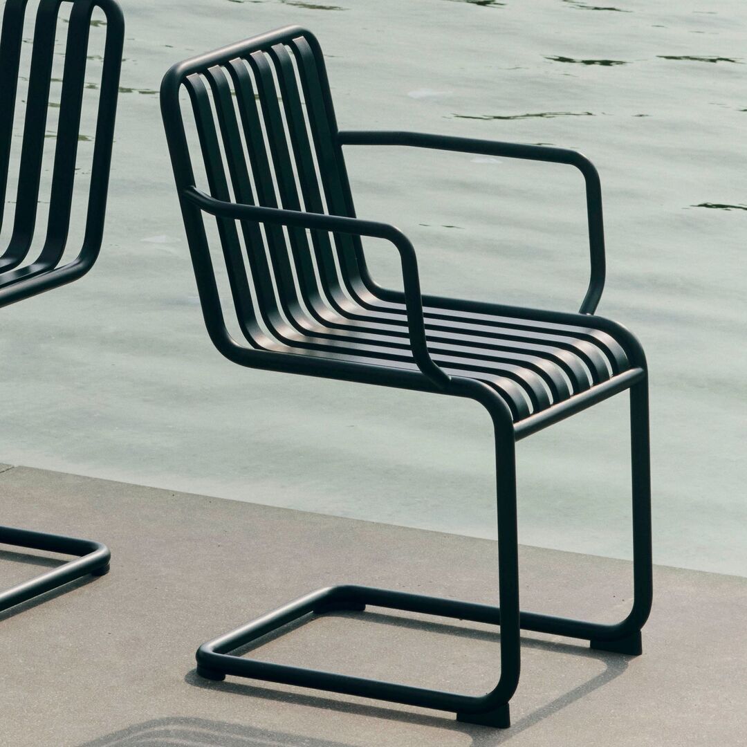 Outdoor-Armlehnstuhl Palissade Cantilever 4er Set von Hay