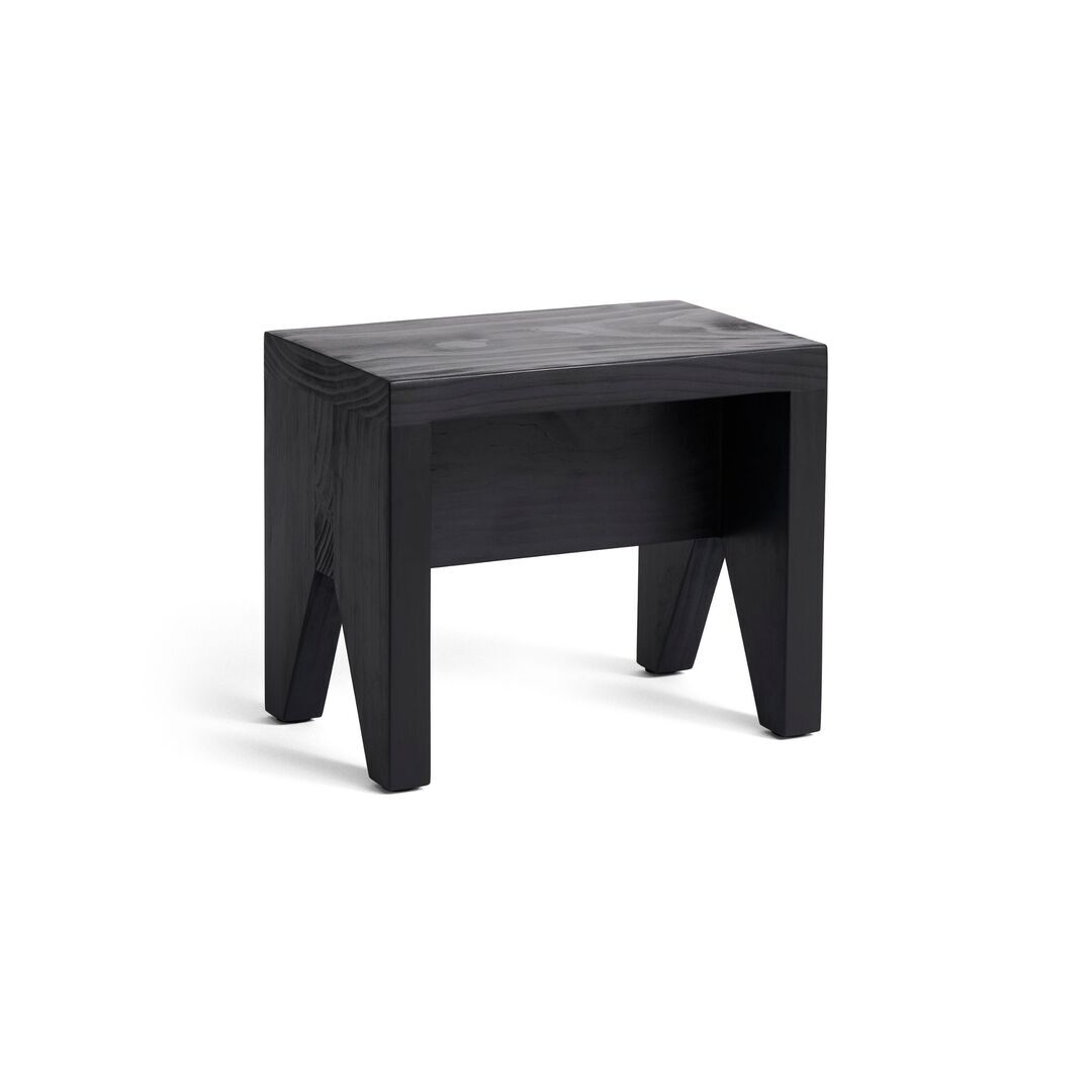 HAY Accessoires Vielseitiger Hocker Manolito von Hay Black, B: 20 cm / L: 30 cm 