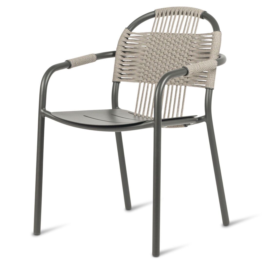 Vincent Sheppard Vincent Sheppard CLEO DINING ARMCHAIR - Stuhl mit Armlehne Fossilgrau - Nebelpunkte