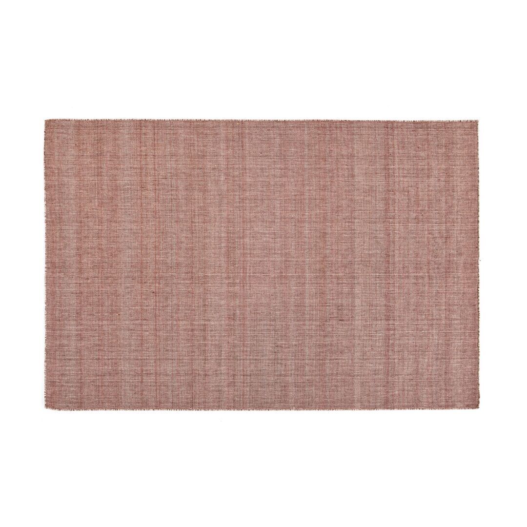 HAY Accessoires Kleiner Teppich Haze von Hay Iron Red