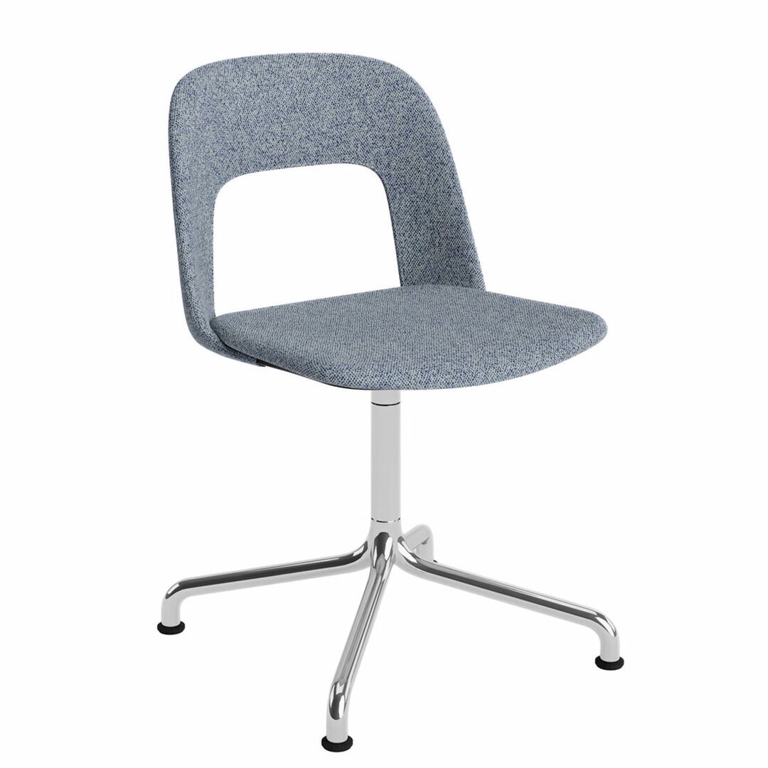 HAY Living Stuhl Layout 154 von Hay Aluminium poliert, Vanir - 733 