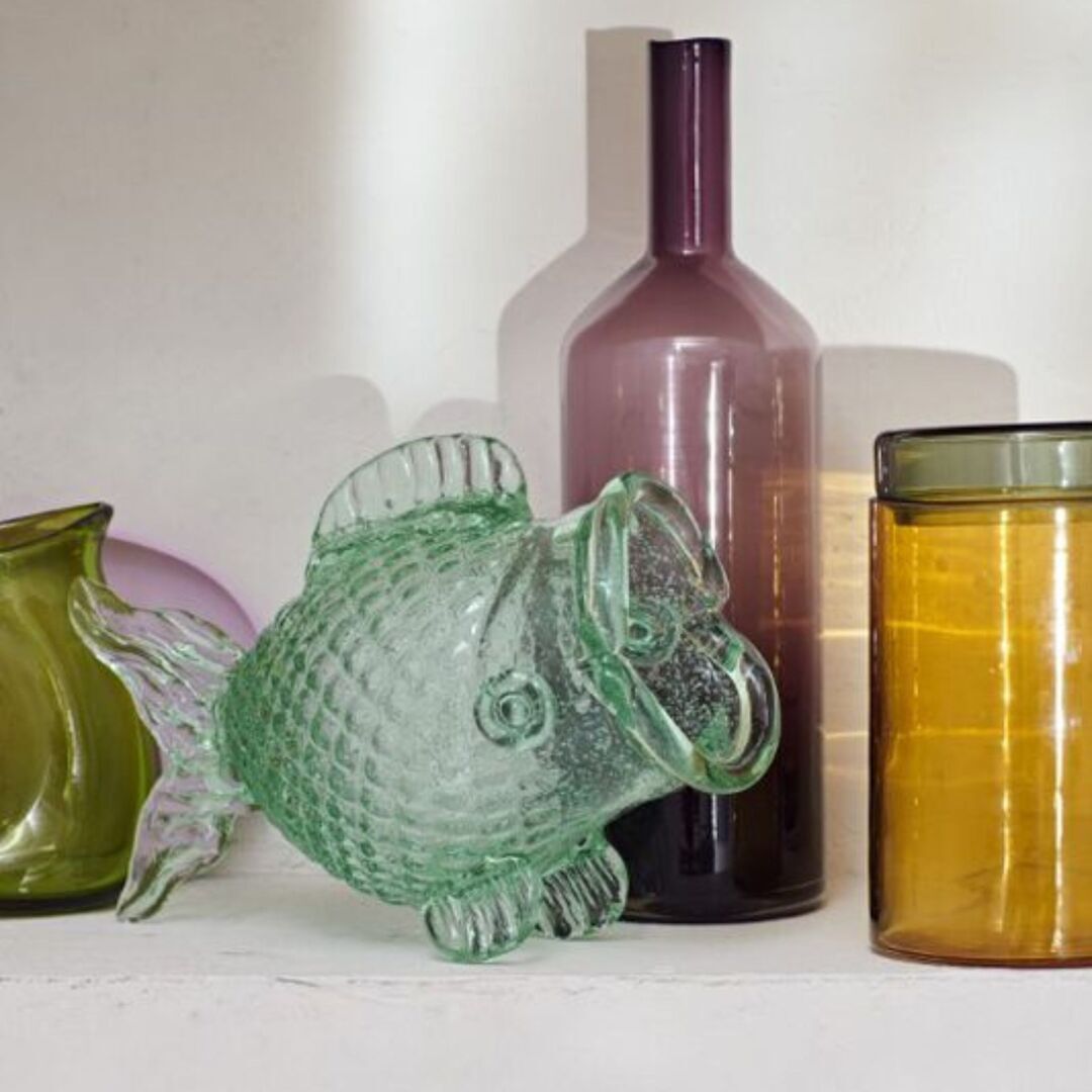 Glasobjekt Fat Fish von Pols Potten