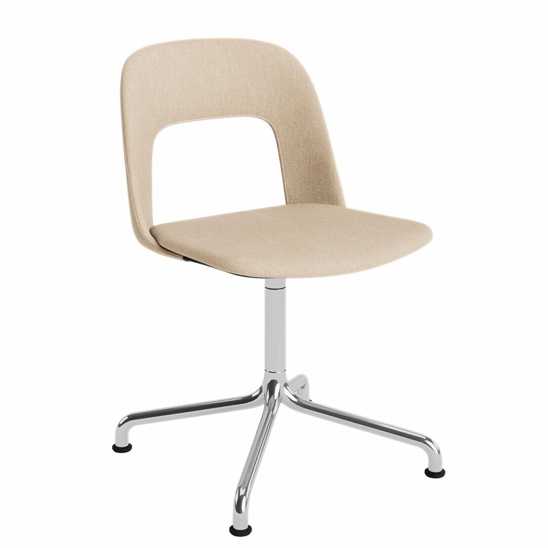 HAY Living Stuhl Layout 154 von Hay Aluminium poliert, Metaphor - 035 