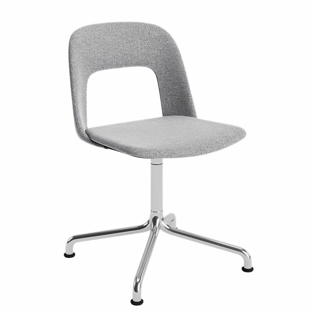 HAY Living Stuhl Layout 154 von Hay Aluminium poliert, Hallingdal - 130