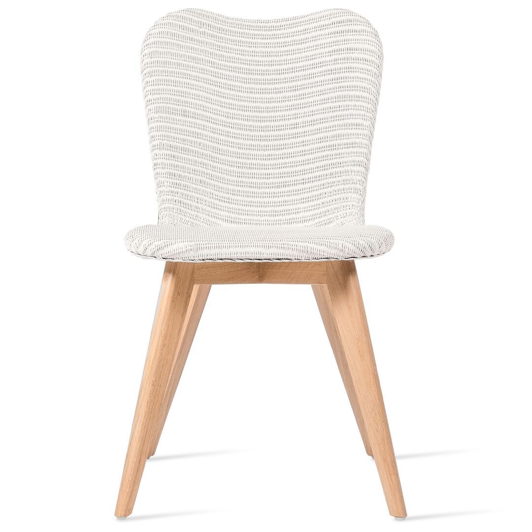 Vincent Sheppard Vincent Sheppard Lily Dining Chair Oak Base Pure White Gebrochenes Weiss