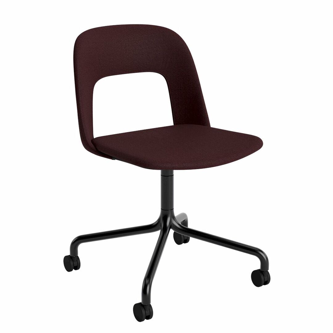 HAY Living Bürostuhl Layout 164 von Hay Schwarz pulverbeschichtet Aluminium, Vidar - 693