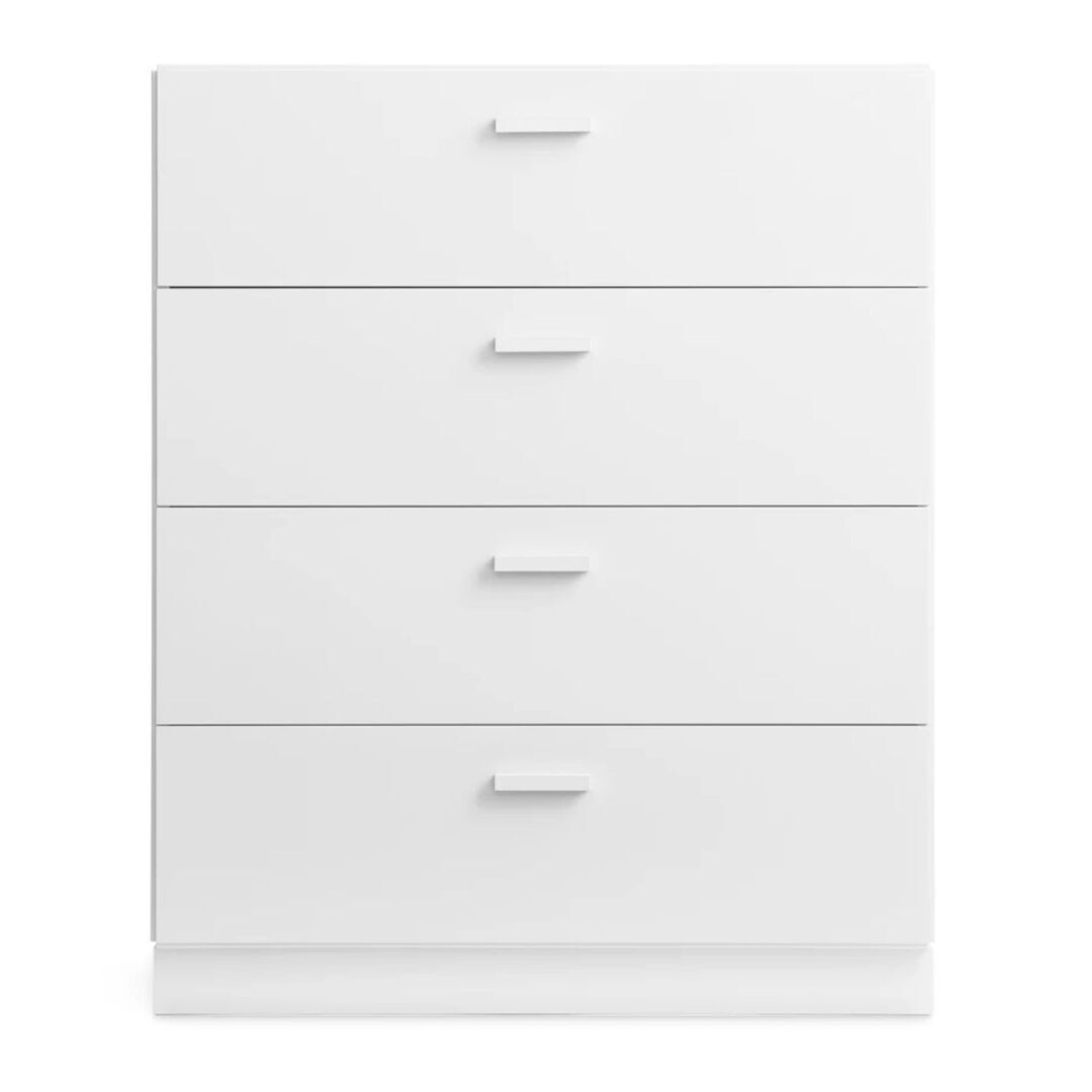 String Furniture Relief Kommode breit von String Furniture Weiss