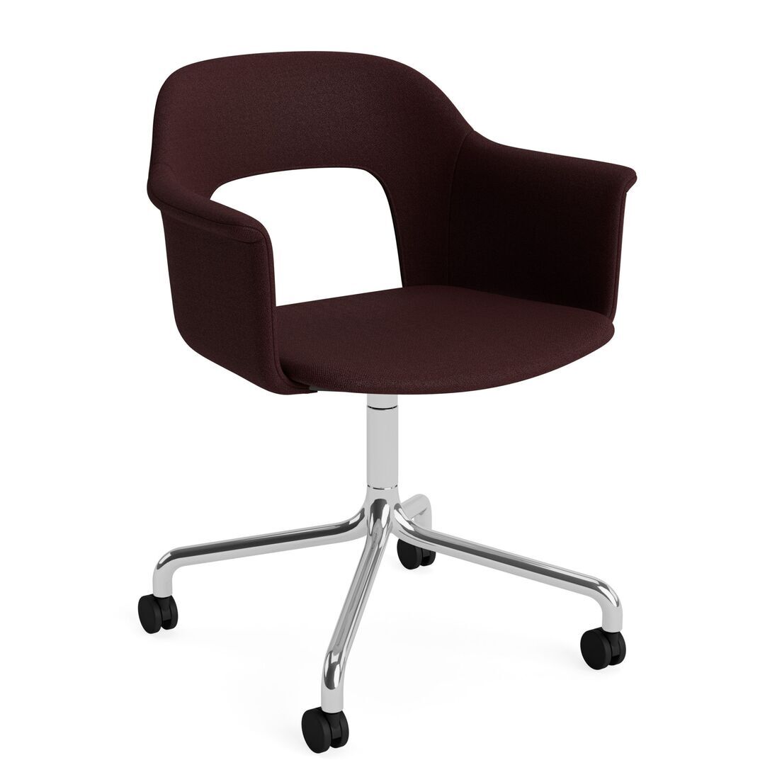 HAY Living Büro-Armlehnstuhl Layout 264 von Hay Aluminium poliert, Vidar - 693