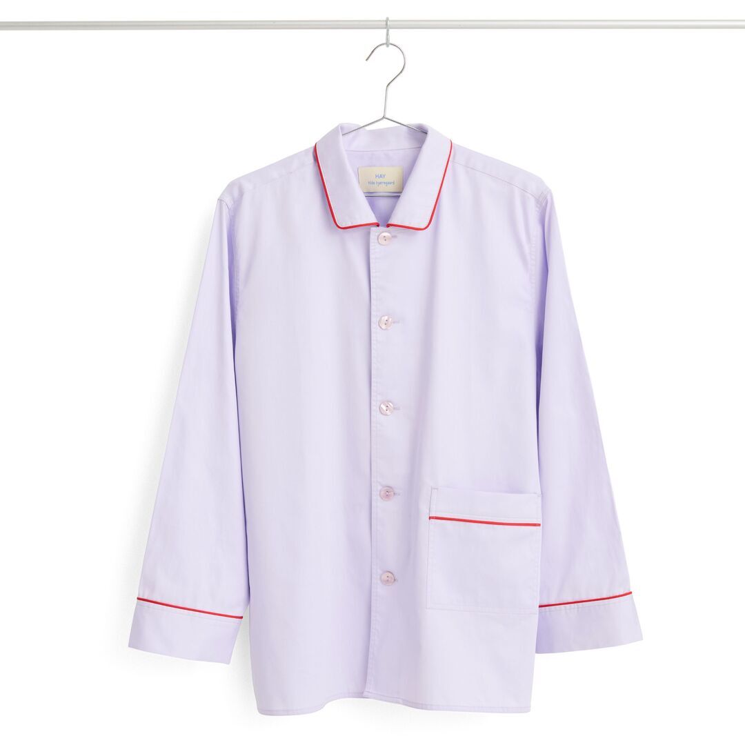 HAY Accessoires Outline Pyjama L/S Shirt Lavender, M/L