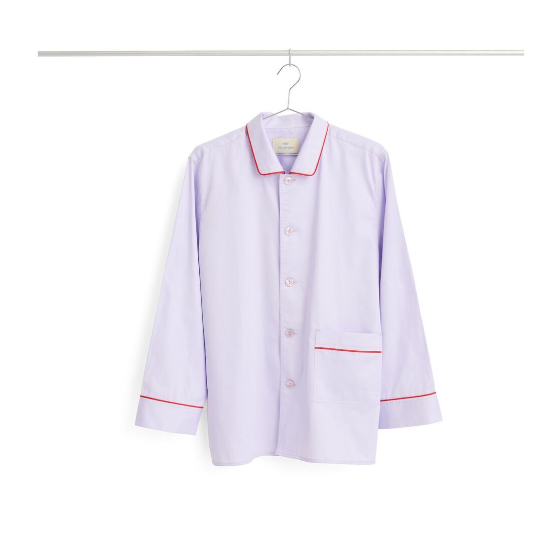 HAY Accessoires Outline Pyjama L/S Shirt Lavender, S/M