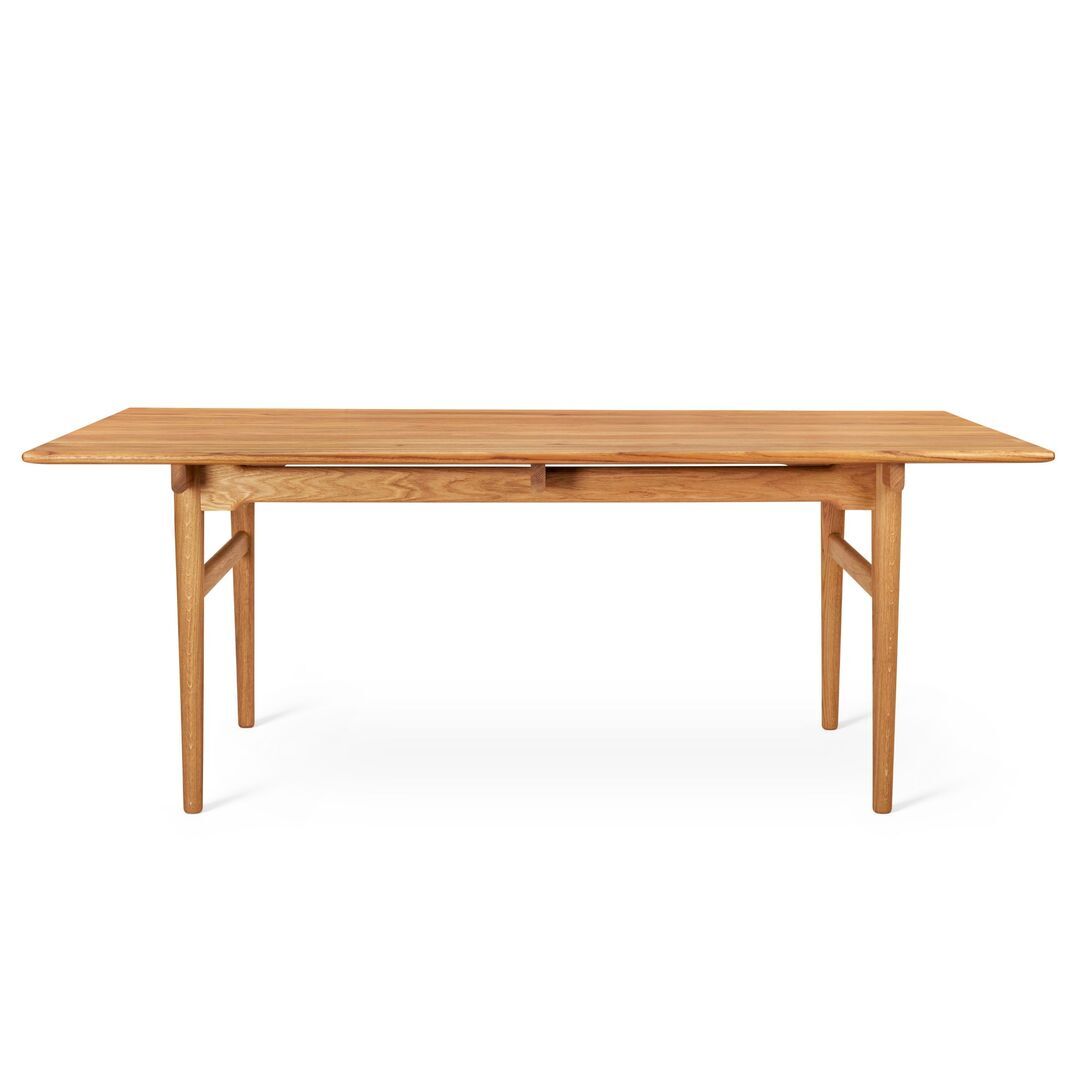 Carl Hansen & Søn Tisch 'CH327' Eiche und Teakholz geölt, B: 248 cm / T: 95 cm	