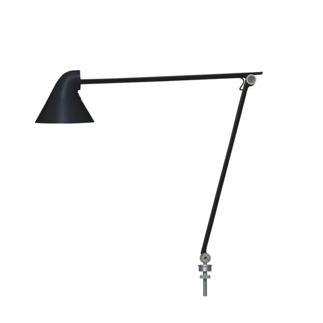 Louis Poulsen Tischleuchte NJP von Louis Poulsen Schwarz, PIN Ø40, LED 2700K 10W