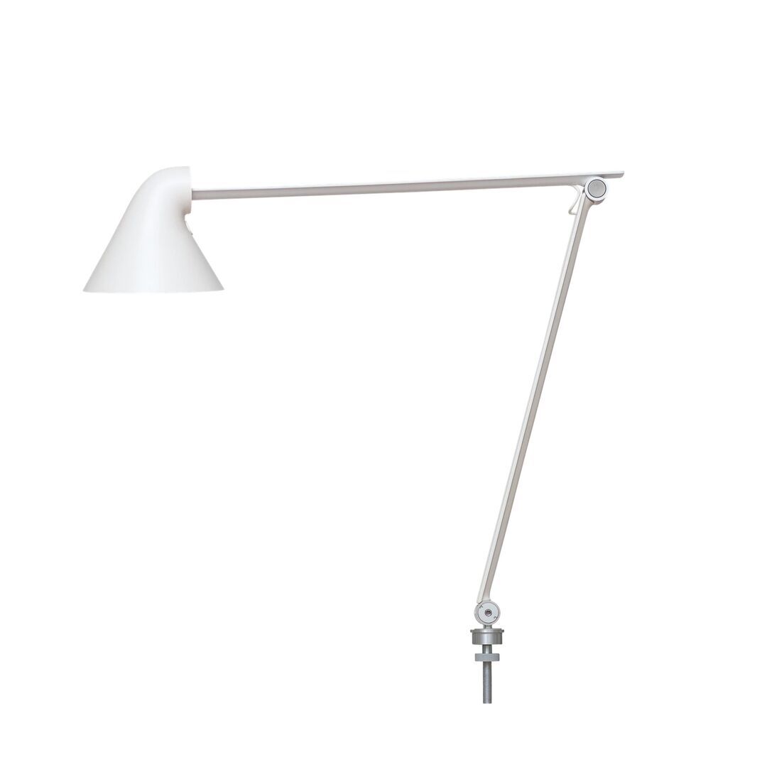 Louis Poulsen Tischleuchte NJP von Louis Poulsen Weiss, PIN Ø10, LED 2700K 10W