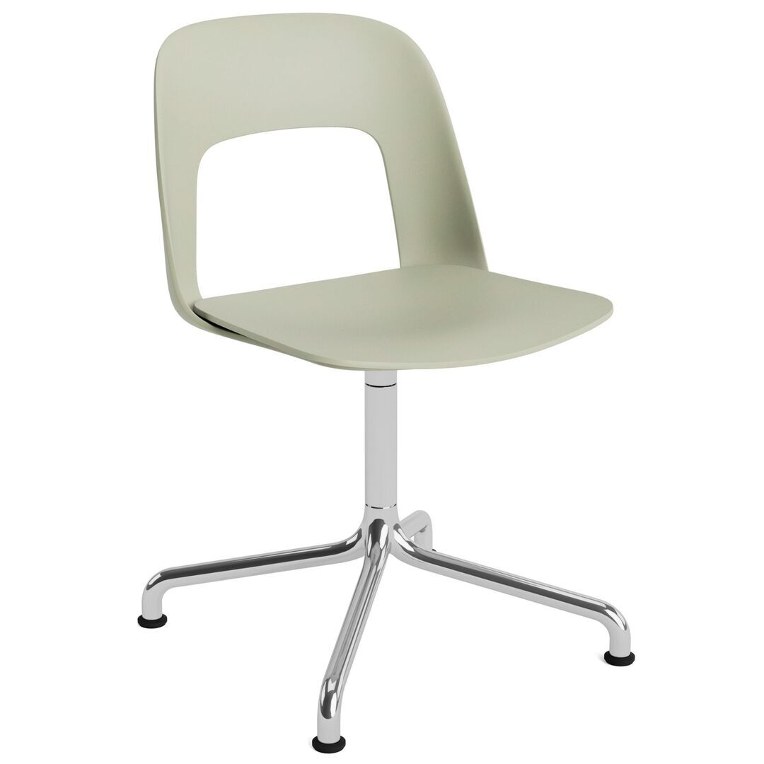 HAY Living Stuhl Layout 151 von Hay Pastel green , Aluminium poliert