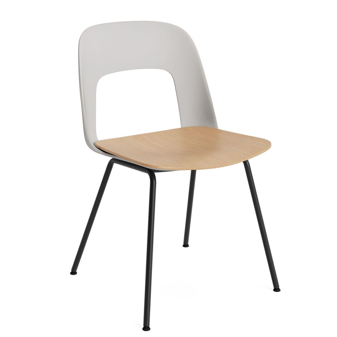 HAY Living Stuhl Layout 112 von Hay Sky Grey, Natural 