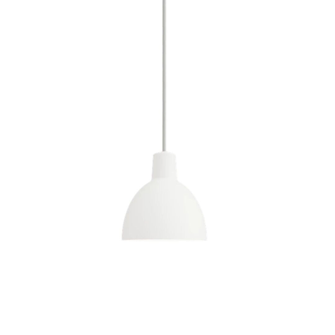 Louis Poulsen Pendelleuchte Toldbod von Louis Poulsen  Weiss, Ø: 12 cm 