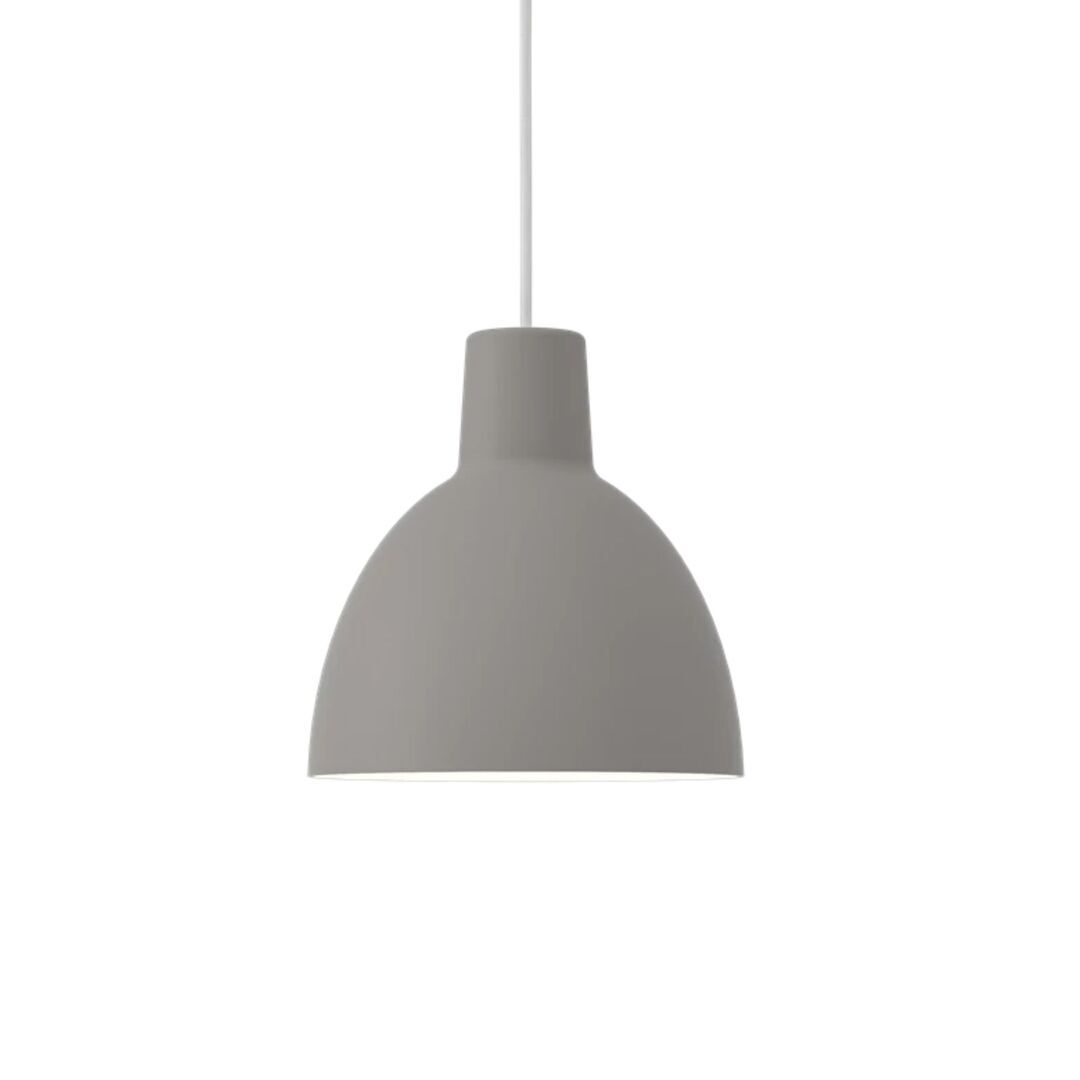 Louis Poulsen Pendelleuchte Toldbod von Louis Poulsen  Hellgrau, Ø: 25 cm 
