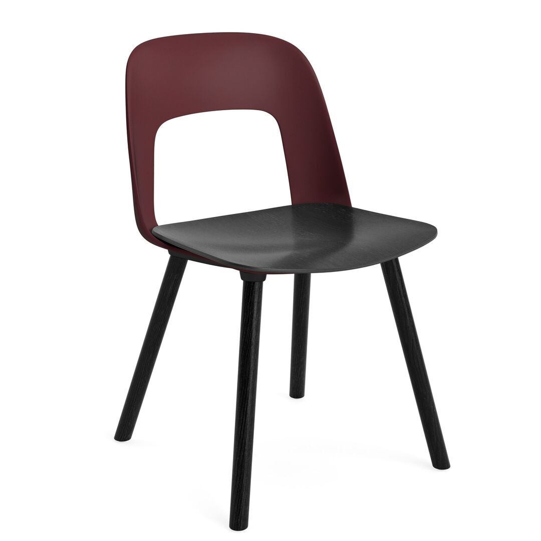 HAY Living Stuhl Layout 122 von Hay Bordeaux, Black