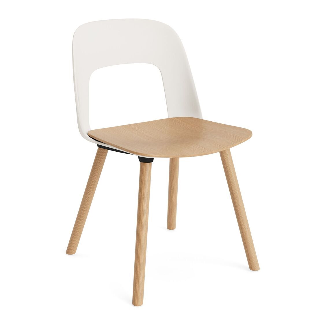 HAY Living Stuhl Layout 122 von Hay Cream White, Natural 