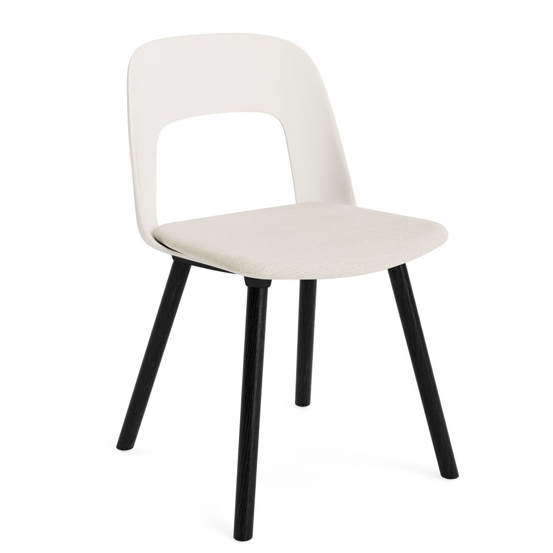 HAY Living Stuhl Layout 123 von Hay Cream White / Mode - 011, Black