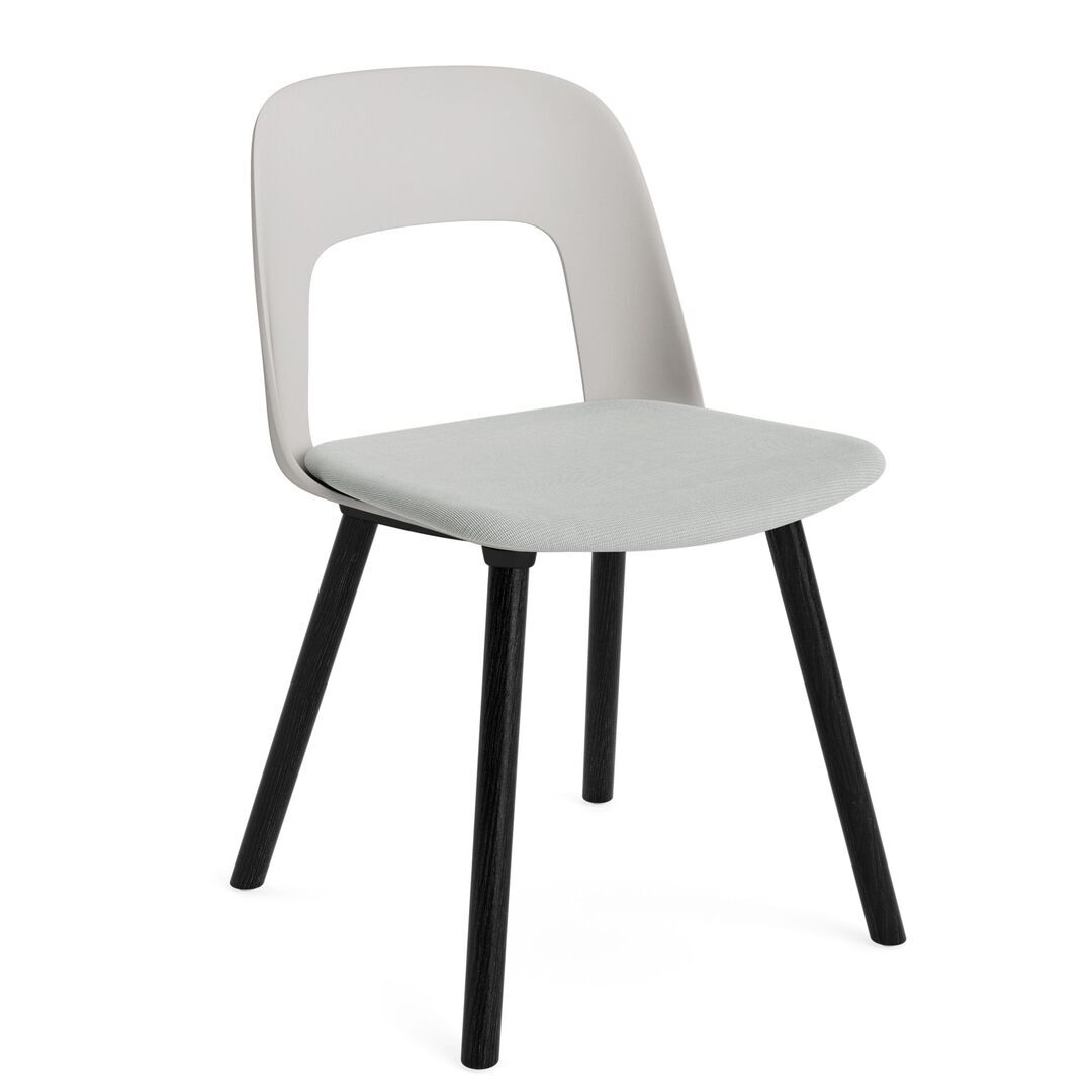 HAY Living Stuhl Layout 123 von Hay Sky Grey / Naveli - 113, Black