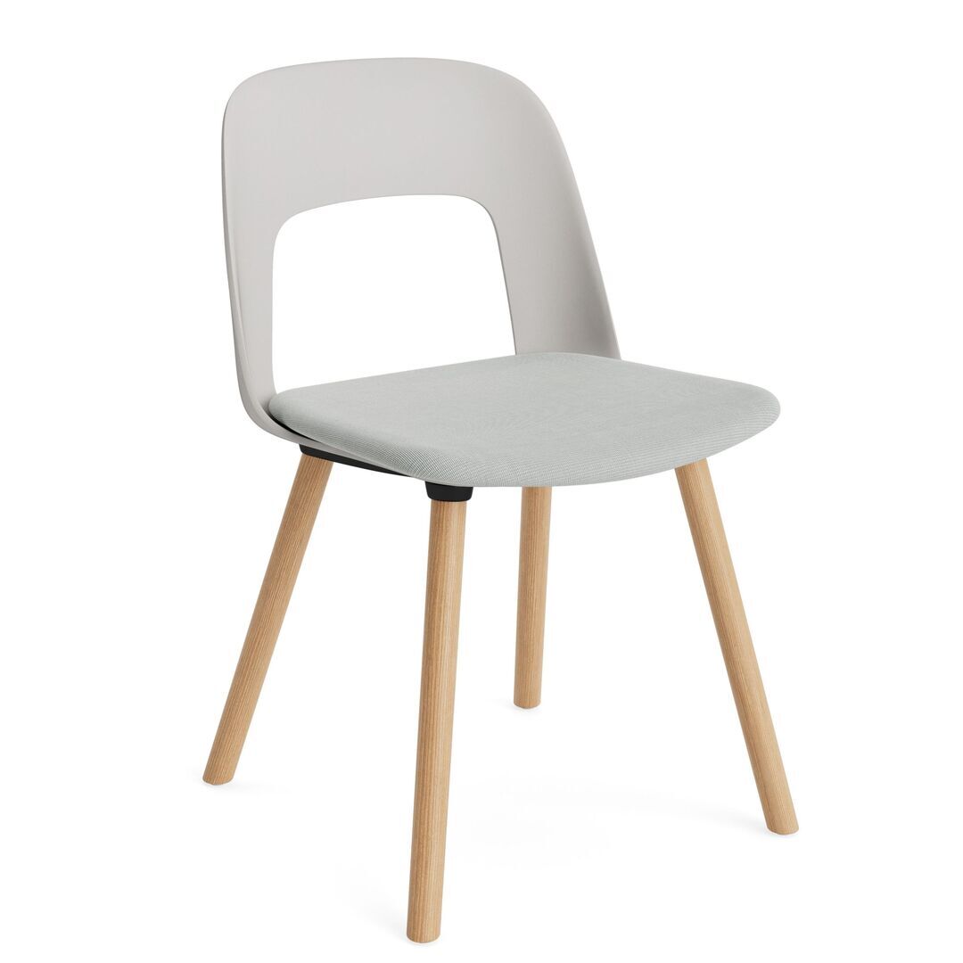 HAY Living Stuhl Layout 123 von Hay Sky Grey / Naveli - 113, Natural 