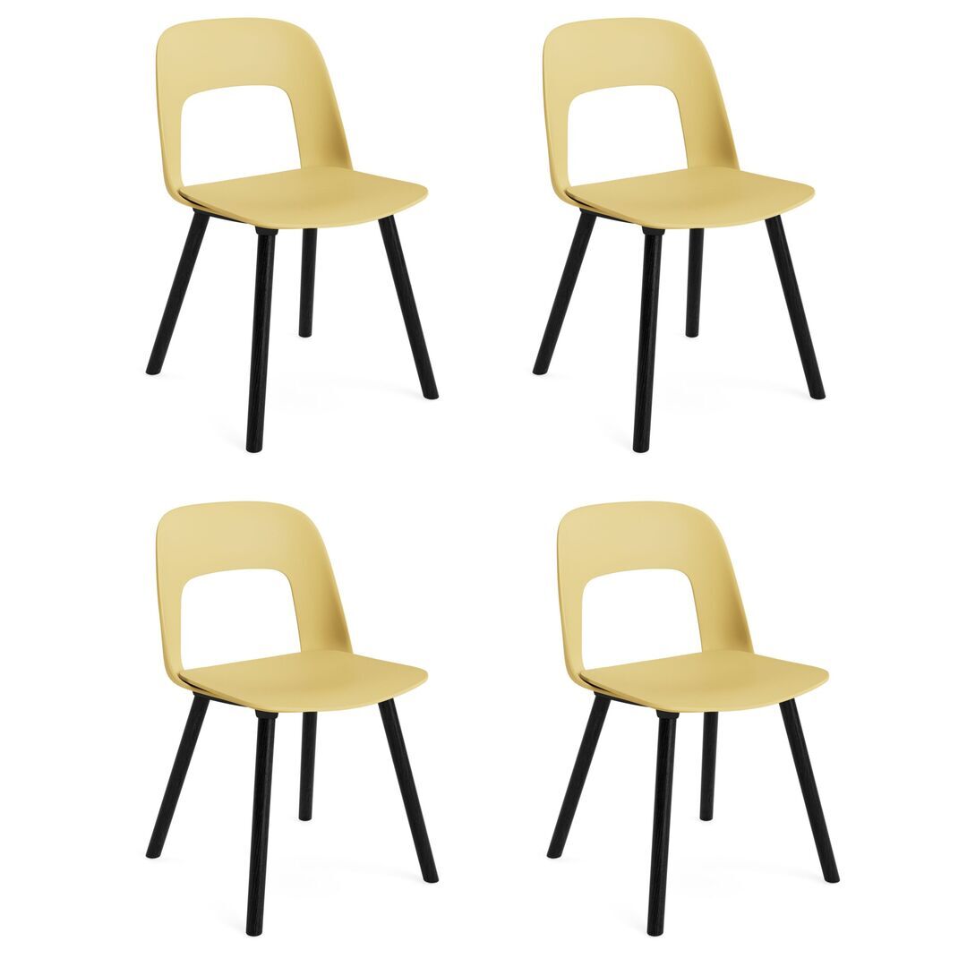 HAY Living Stuhl Layout 121 von Hay Biscotti, Eiche schwarz wasserbasiert lackiert