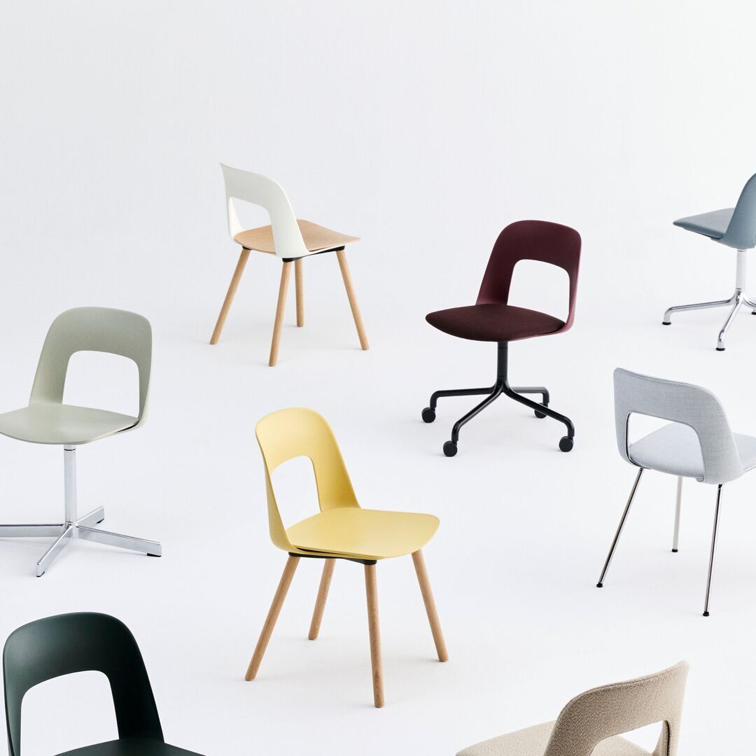 HAY Living Stuhl Layout 121 von Hay Biscotti, Eiche Lackiert auf Wasserbasis