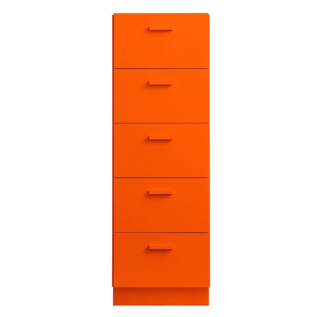 String_Furniture_Relief_Kommode_Hoch_mit_Sockle_Orange_RELIEF-CHD-410-303