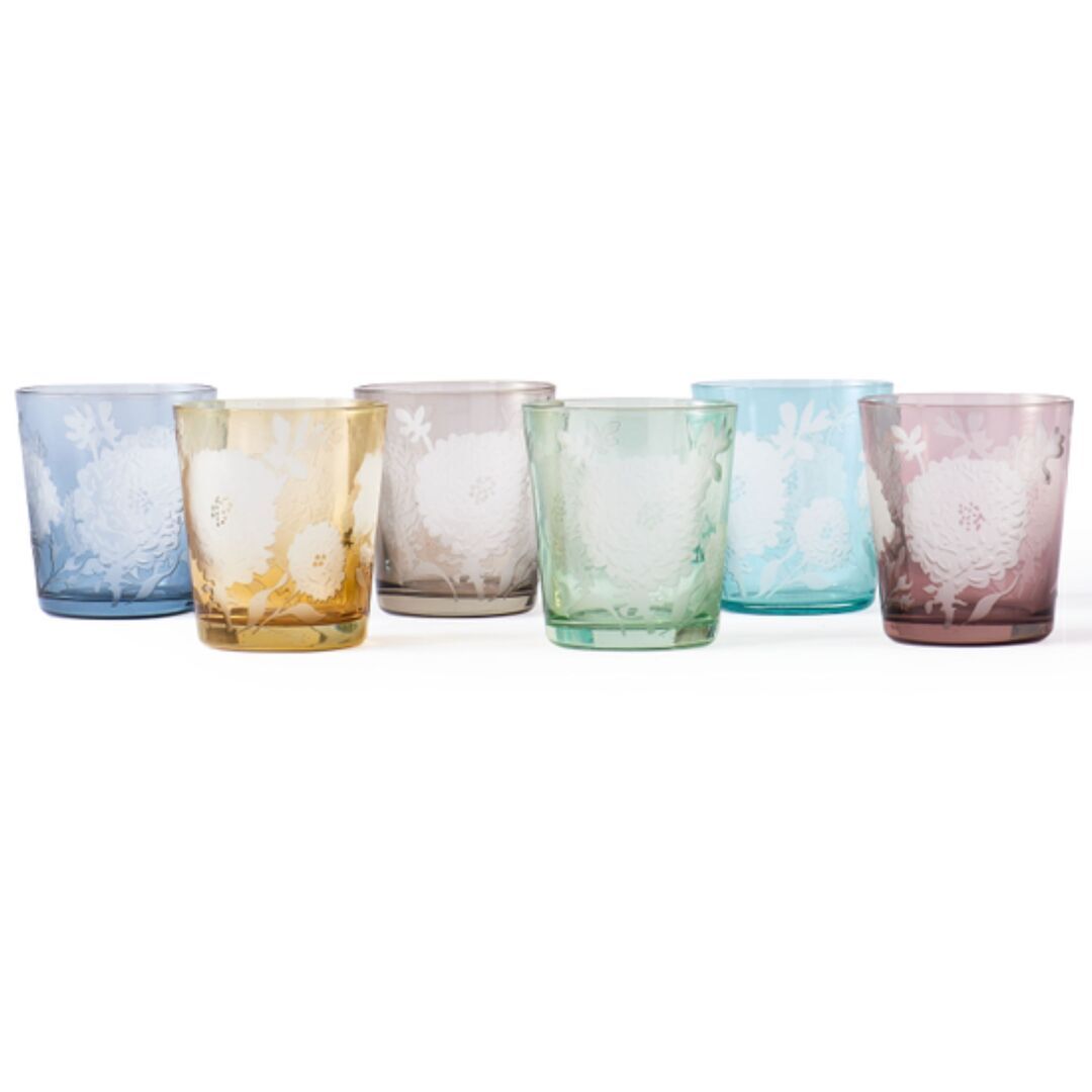 POLSPOTTEN Peony Becher 6er Set