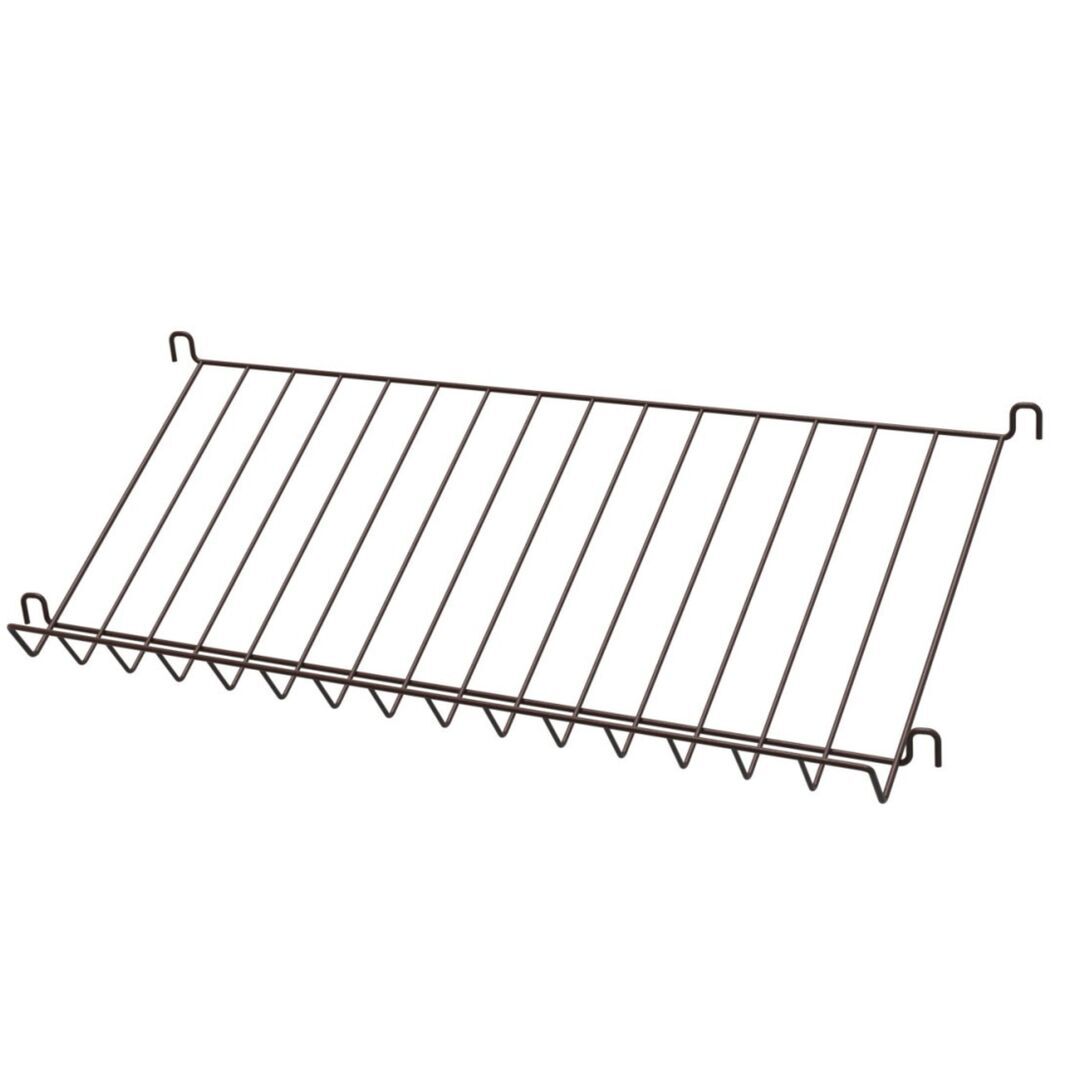 String Furniture Magazine shelf wire Dunkelbraun, B: 78 cm, T: 30 cm